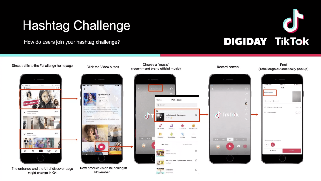 Hashtag Challenge Tiktok Banner